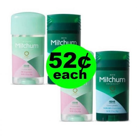 ? Ends Today! 52¢ Mitchum Deodorant At CVS (Save 89% Off)! (7/22-7/28)