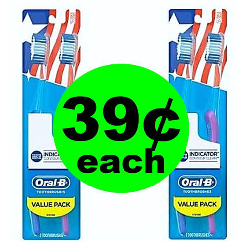 ? You Can Celebrate For 39¢ Oral B Toothbrush 2 Packs At CVS! (7/29-8/4)