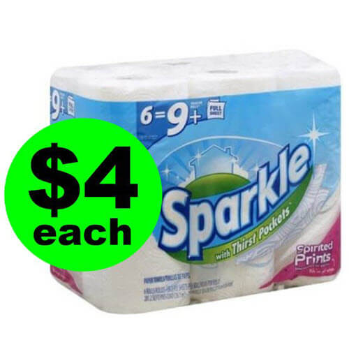 Publix Deal: ✨ $4 Sparkle Paper Towels (67¢ Per Giant Roll)! (5/15-5/21 Or 5/16-5/22)