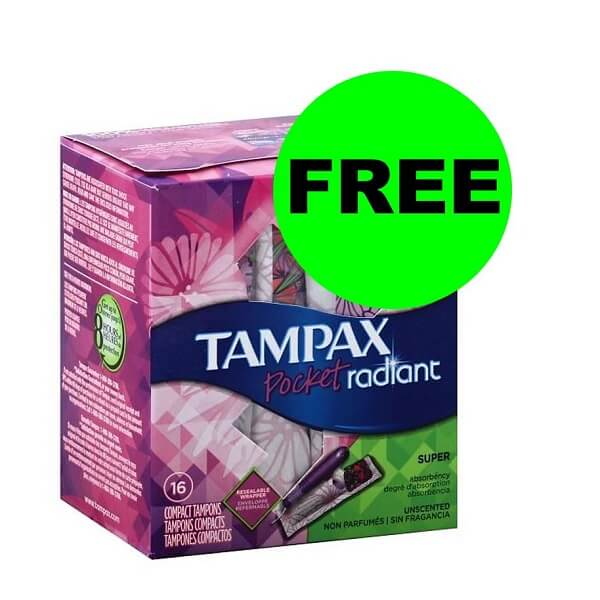 Publix Deal: FREE Tampax Pocket Radiant Tampons (After Ibotta)! (6/15-6/22)