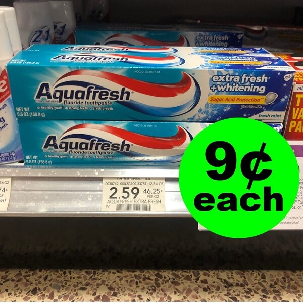 Publix Deal: 😀 9¢ Aquafresh Toothpaste (After Ibotta)! (Ends 2/4)