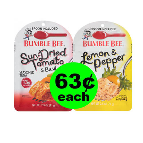 Publix Deal: ? 63¢ Bumble Bee Tuna Pouches! (Ends 8/31)