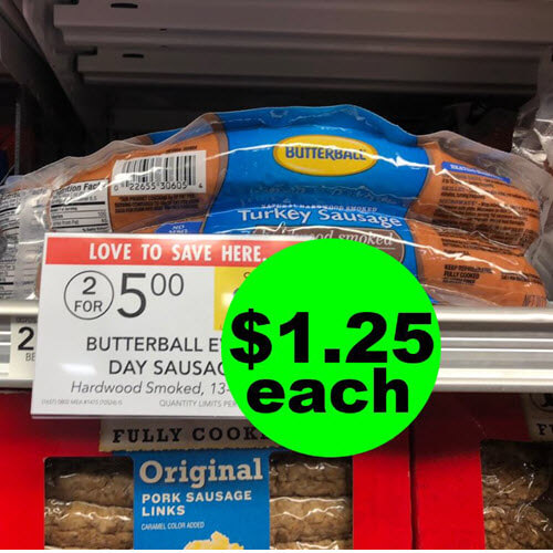 Publix Deal: ? $1.25 Butterball Turkey Smoked Sausage (After Ibotta)! (Ends 10/9 or 10/10)