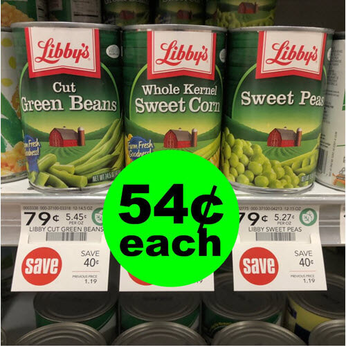 Publix Deal: ? 54¢ Libby’s Canned Vegetables! (Ends 12/21)