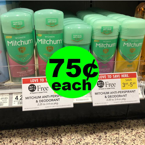 Publix Deal: ?‍♀️ 75¢ Mitchum Deodorant! (Ends 9/4 or 9/5)