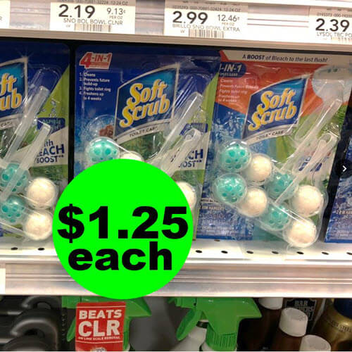 Publix Deal: $1.25 Soft Scrub Toilet Care 2 Pack! ? (Ends 10/2 or 10/3)