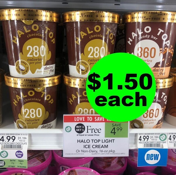 Publix Deal: $1.50 Halo Top Ice Cream Pints (After Ibotta)! (Ends 6/11 Or 6/12)