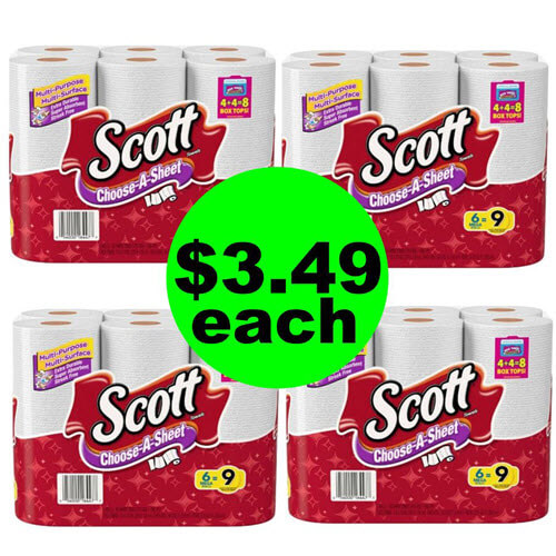 CVS Deal: $3.49 Scott Paper Towel 6 Packs! ✨ (9/16-9/22)