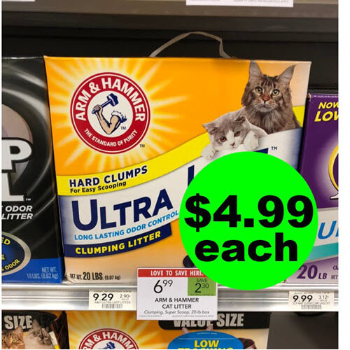 Publix Deal: ? $4.99 Arm & Hammer Cat Litter (Save 50% Off)! (Ends 11/27 or 11/28)