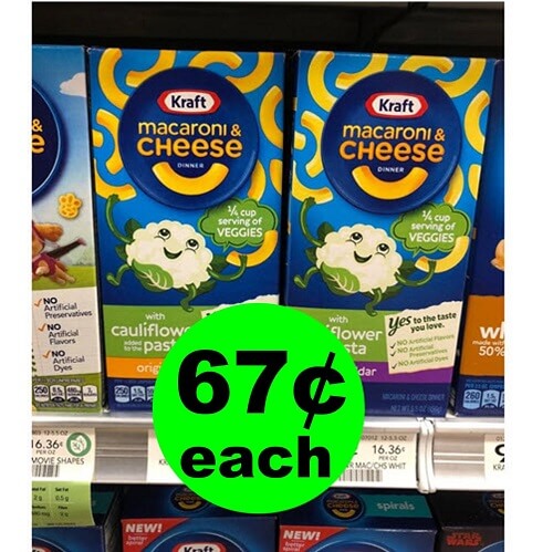 Publix Deal: ? 67¢ Kraft Macaroni & Cheese With Cauliflower Pasta (After Ibotta)! (10/3-10/9 or 10/4-10/10)