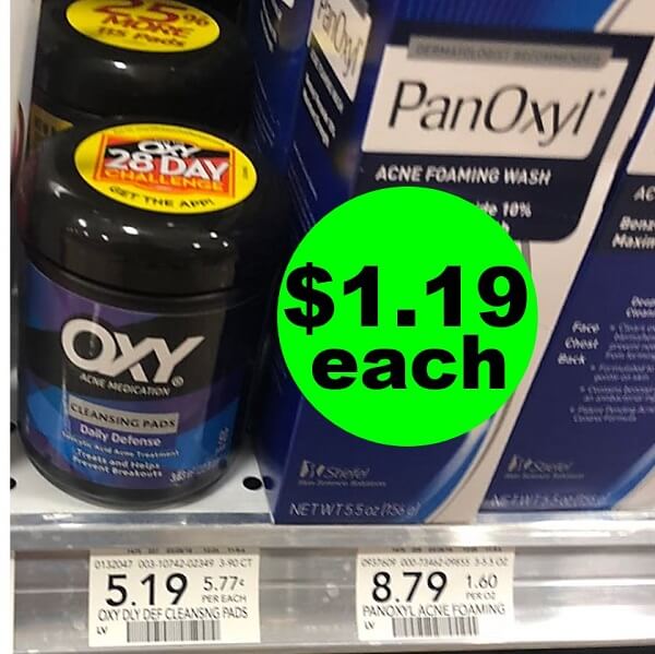 Publix Deal: 🐼 “Clip” For $1.19 Oxy Cleansing Pads (Save 77% Off)!