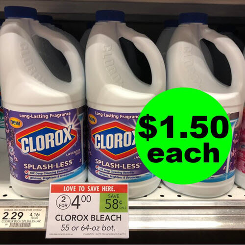 Publix Deal: 🧦 $1.50 Clorox Bleach! (5/1 Or 5/2-5/7)