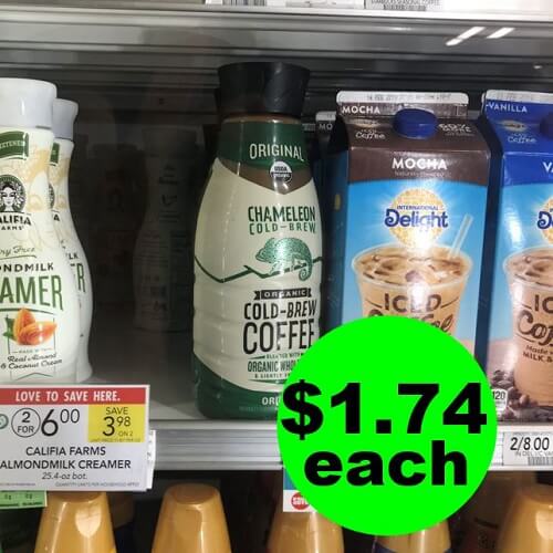 Publix Deal: 😋 $1.74 Chameleon Cold-Brew Organic Coffee (Reg. $7+, After Ibotta)! (1/2-1/8 or 1/3-1/9)