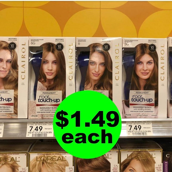 Publix Deal: 👱🏻‍♀️ $1.49 Clairol Permanent Root Touch Up (After Ibotta)! (Ends 2/9)