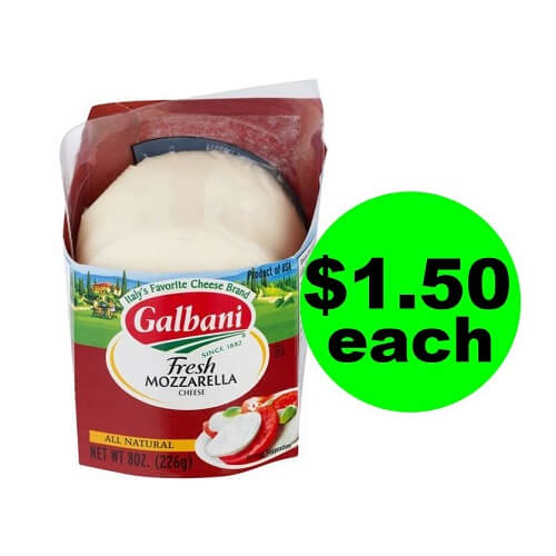 Publix Deal: ? $1.50 Galbani Fresh Mozzarella (Save 62% Off)! (Ends 1/1 or 1/2)