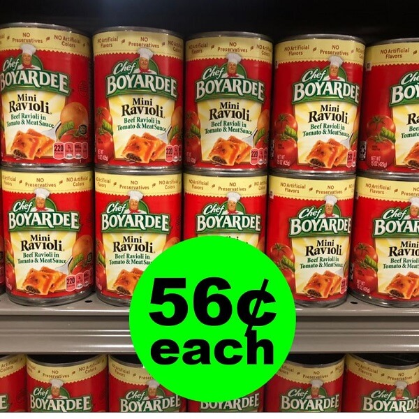 Publix Deal: 🍝 56¢ Chef Boyardee Canned Pasta! (2/2-2/15)