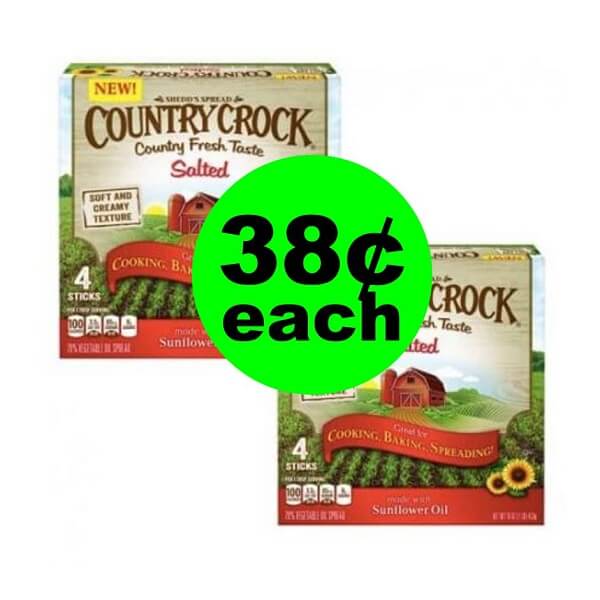 Publix Deal: 🥞 38¢ Country Crock Butter Sticks (After Rebate)! (Ends 1/29 or 1/30)