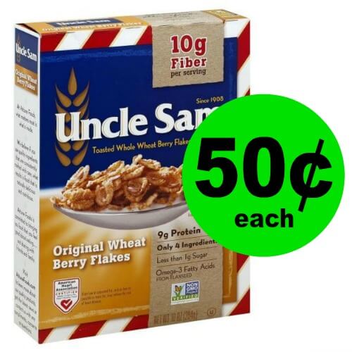 Cheap Breakfast Time! Pick Up 50¢ Uncle Sam Cereal at Publix!