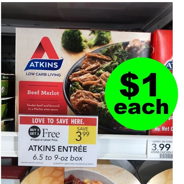 Publix Deal: 🍜 $1 Atkins Frozen Entrees (Save 75% Off)! (Ends 5/28 Or 5/29)