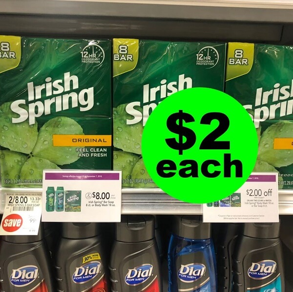 Publix Deal: ☘️ $2 Irish Spring Bar Soap 8 Packs (Just 25¢ Per Bar)! (3/10-3/22)