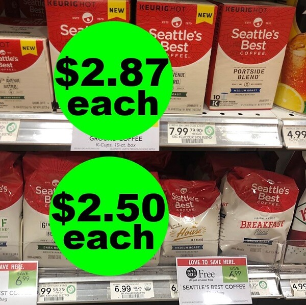 Publix Deal: ☕ Seattle’s Best K-Cups $2.87 Each or Coffee Bags $2.50 Each! (Ends 5/14 Or 5/15)