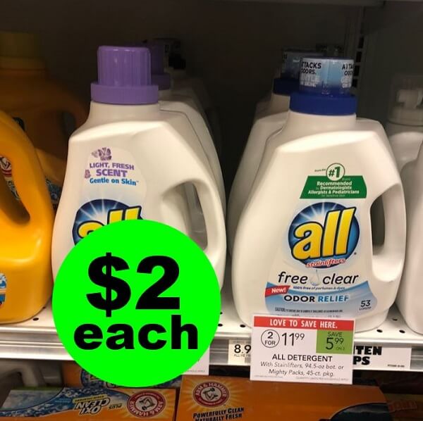 Publix Deal: 👖 $2 All Detergent Large Jugs! (Ends 5/28 Or 5/29)