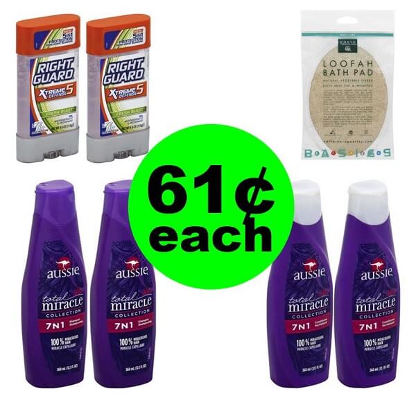 Publix Deal: 👩‍✈️ 61¢ Aussie Hair Care, Right Guard Deodorant & Facial Loofah! (Ends 5/17)