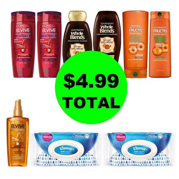 CVS Deal: For $4.99 Total, Get (9) Hair Care & Wet Wipes Products (After Cash Card)! (4/7-4/13)