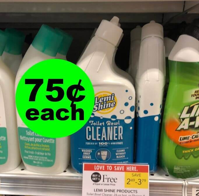 Publix Deal: ✨ “Clip” For Lemi-Shine Cleaning Products As Low As 75¢ Each! (Ends 4/30 Or 5/1)