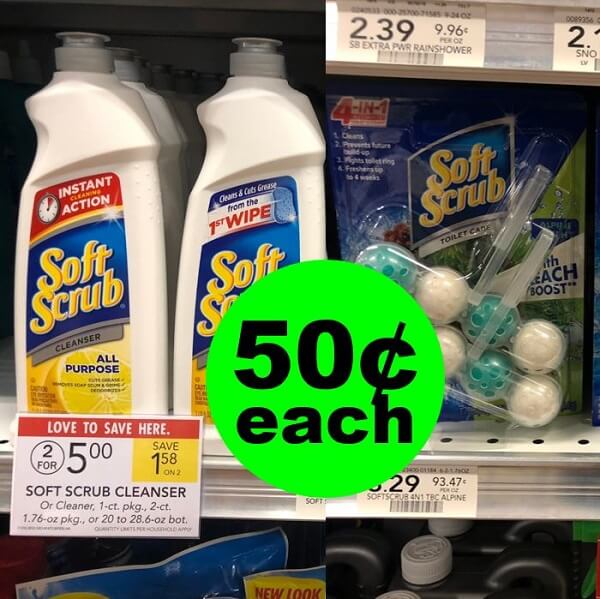 Publix Deal: ✨ 50¢ Soft Scrub Products! (Ends 5/28 Or 5/29)
