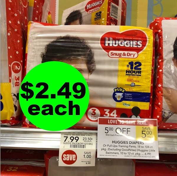 Publix Deal: $2.49 Huggies Diapers! (6/5-6/11 Or 6/6-6/12)