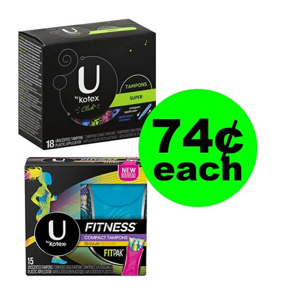 Publix Deal: 👒 U by Kotex Products As Low As 74¢ Each! (Ends 5/17)