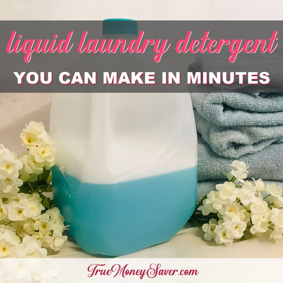 The Best Liquid Laundry Detergent You Can DIY In Minutes