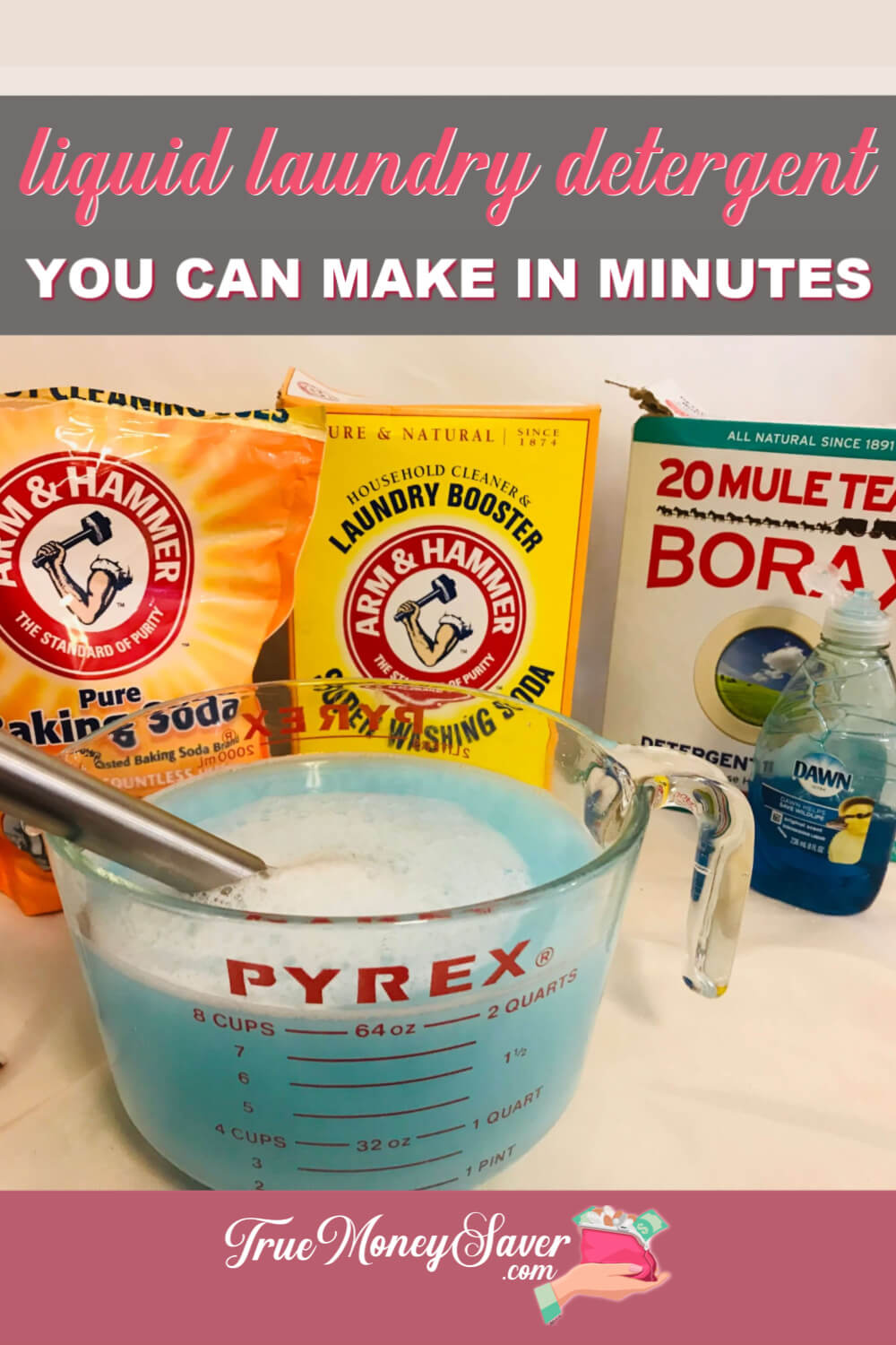 Liquid Laundry Detergent You Can DIY