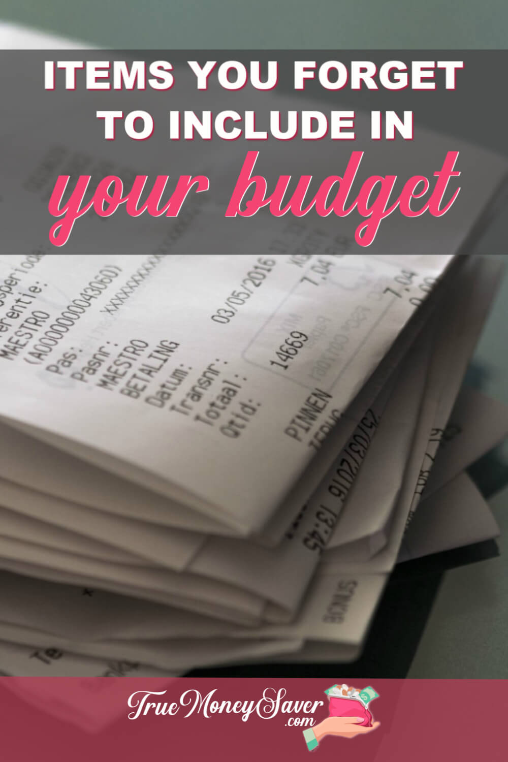 The Items You Are Forgetting To Include In Your Budget