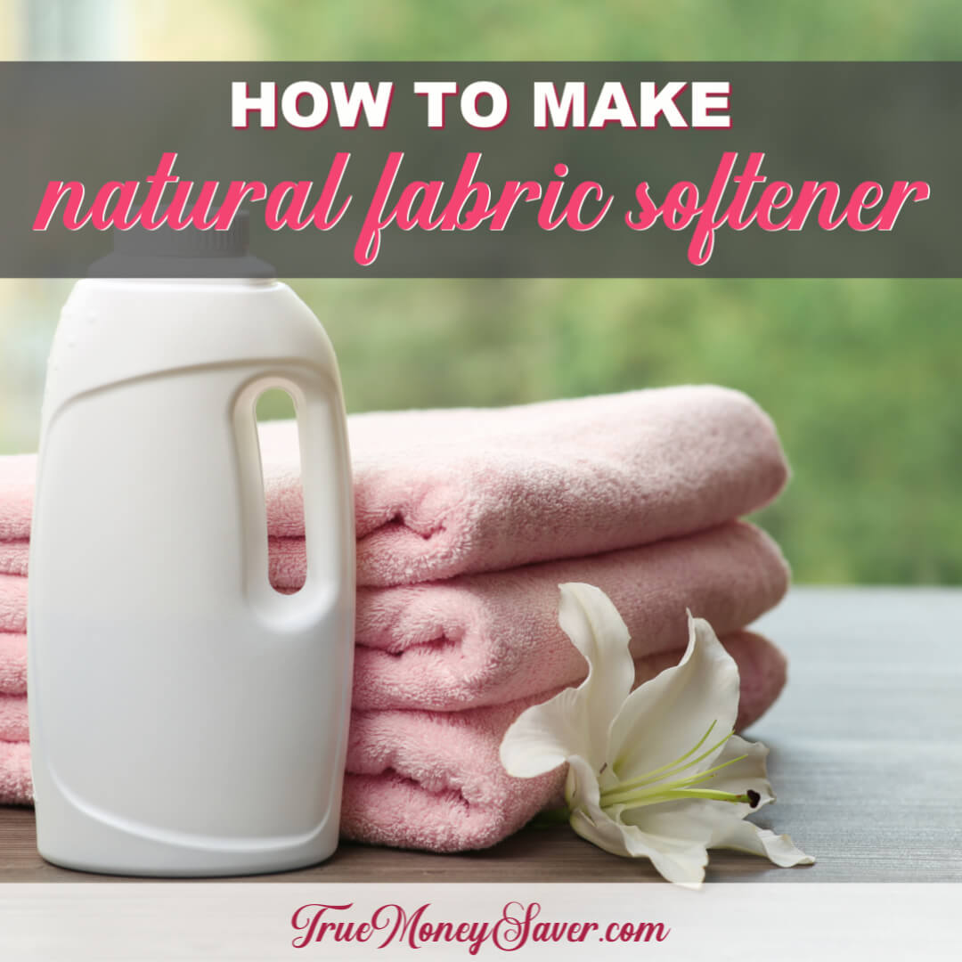 How To Make A Natural Fabric Softener Right Now