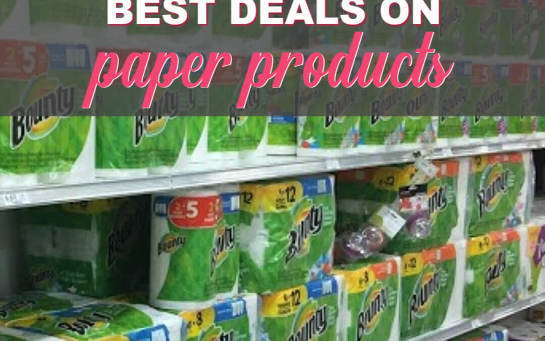 Where To Find The Best Paper Products Deals!