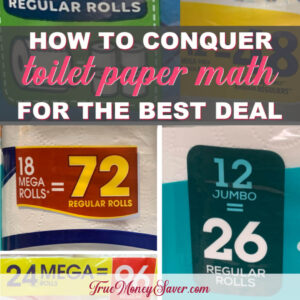 How To Make Toilet Paper Math Simple For The Best Deal