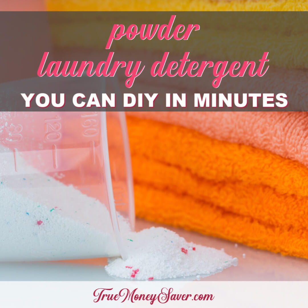 The Best DIY Powder Detergent You Can Easily Make Today
