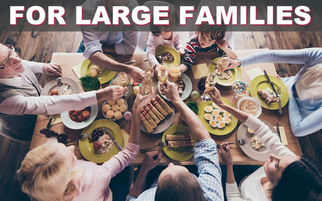 Meal Planning Tips For Large Families