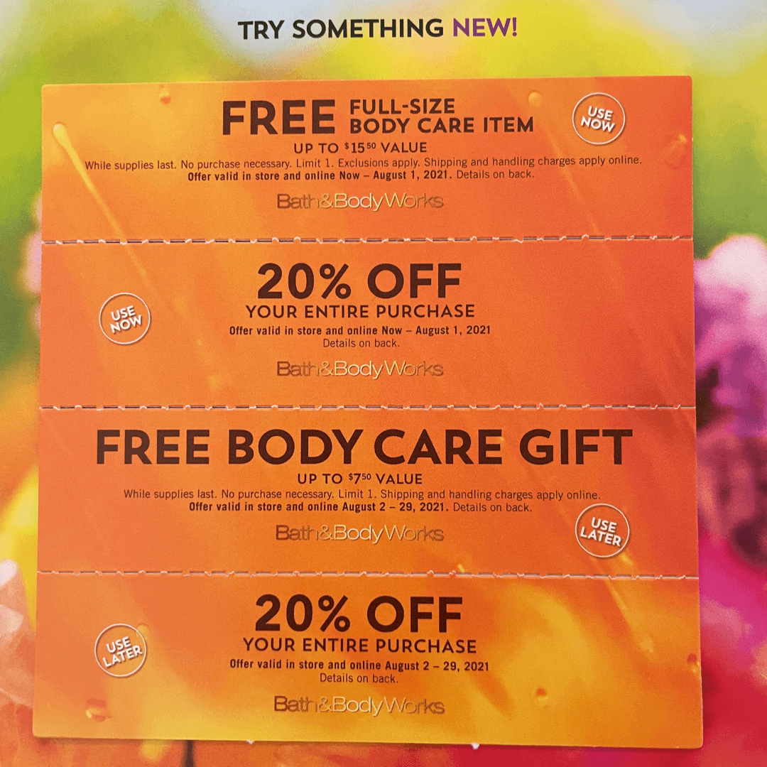 Bath And Body Works Email Coupon Online Wholesale, Save 58 jlcatj.gob.mx